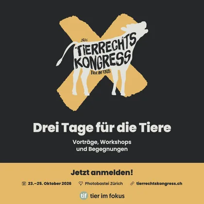 Tierrechtskongress 2026 – Quadratisch, für den Feed